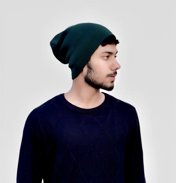 Polo Beanie Cap Green - Tendi