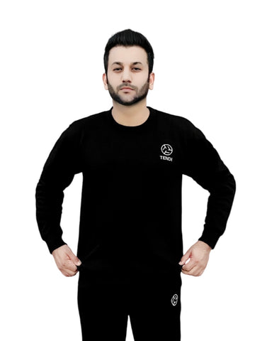 Black Fleece Sweat Shirt | Winter - Tendi