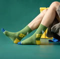 Printed Sport Socks | Green - Tendi