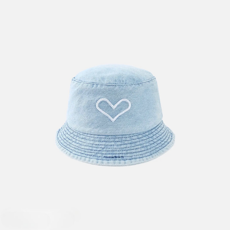 Tendi Denim Bucket Hat Light Blue - Tendi