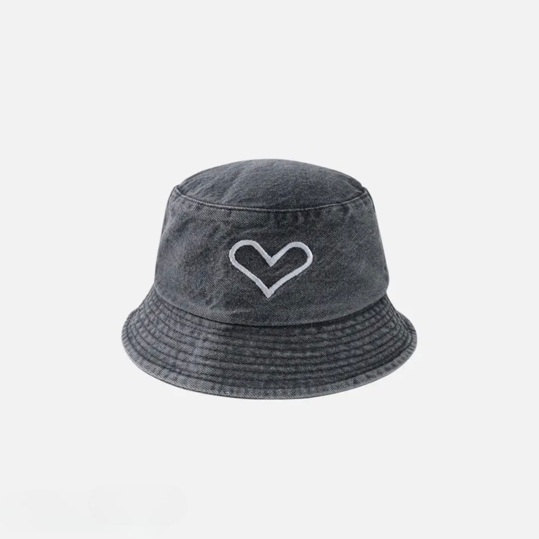 Tendi Denim Bucket Hat Grey - Tendi