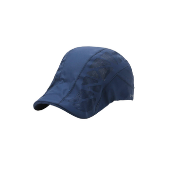 Sports Breathable Mesh Cap Navy Blue - Unisex Golf & Cycling Cap - Tendi