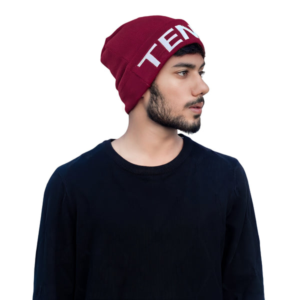 Tendi Beanie Cap Maroon | Unisex - Tendi